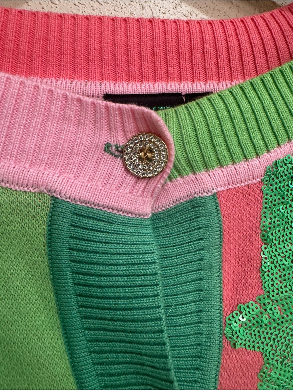 Queen Of Sparkles Wicked Cardigan with Sequin Details S - Picture 9 of 16